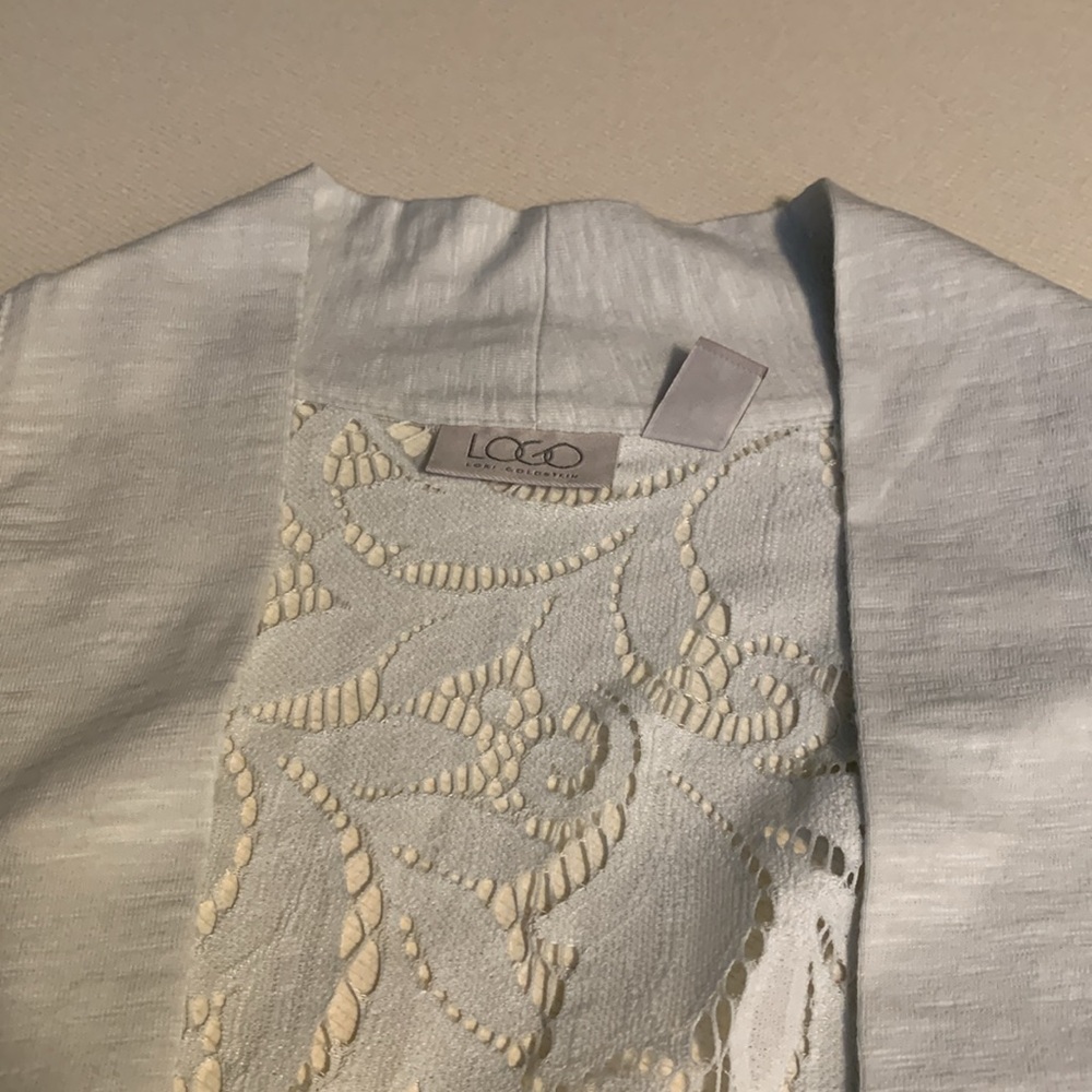 LOGO Open Long Sleeve Cardigan - Picture 6 of 12